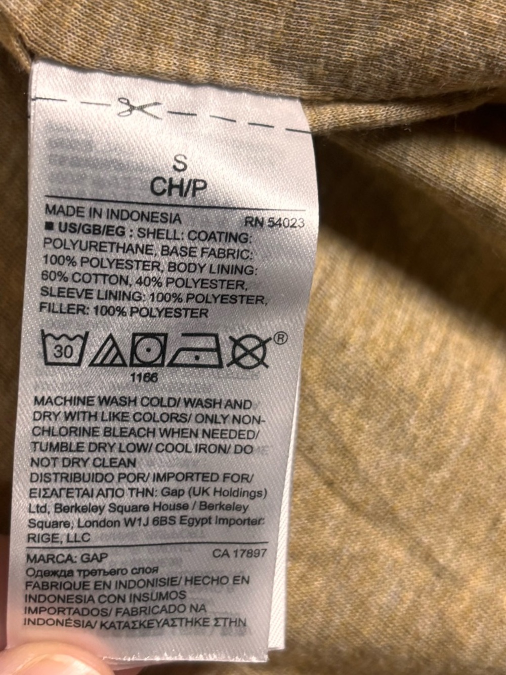 Gap Cold Control‎ Puffer Jacket - Picture 10 of 13
